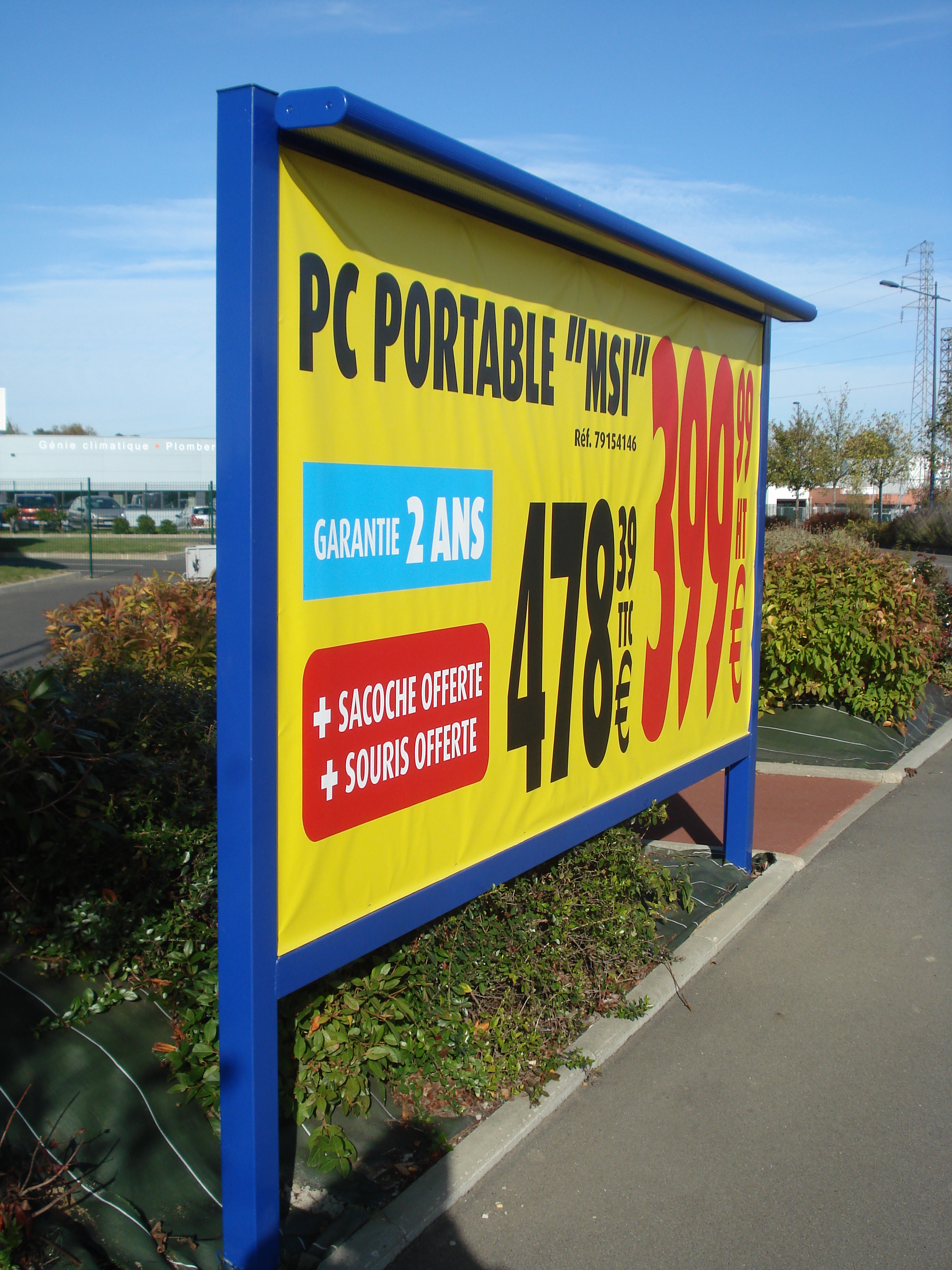Signaletique Exterieure Plaques Panneaux Bureau Vallee - 